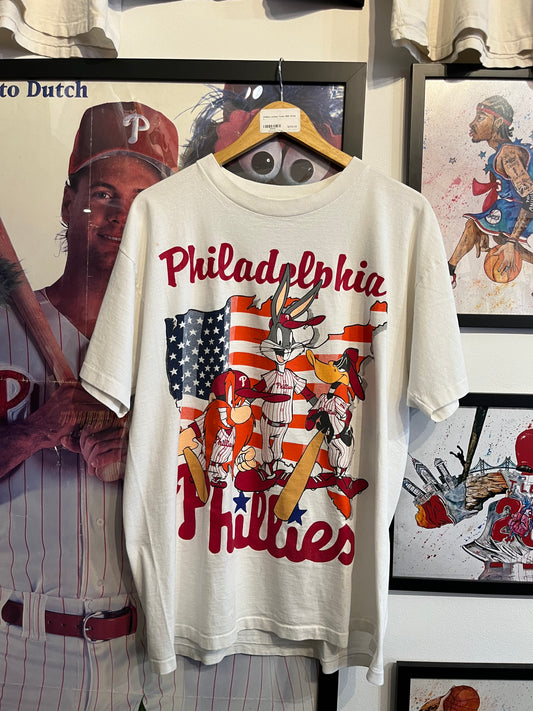 1993 Philadelphia Phillies Looney Tunes Shirt (N9S5B2)