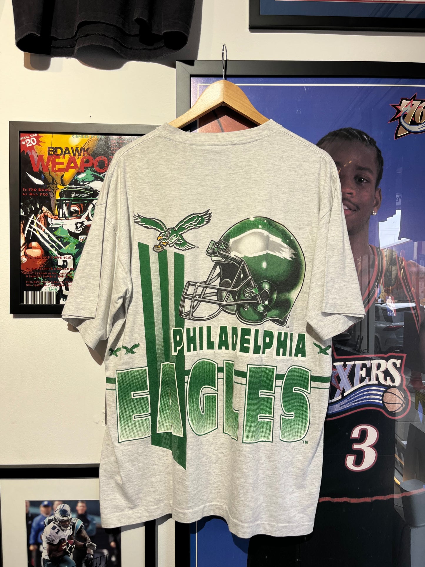 1993 Philadelphia Eagles Salem AOP Shirt (XVWYKU)