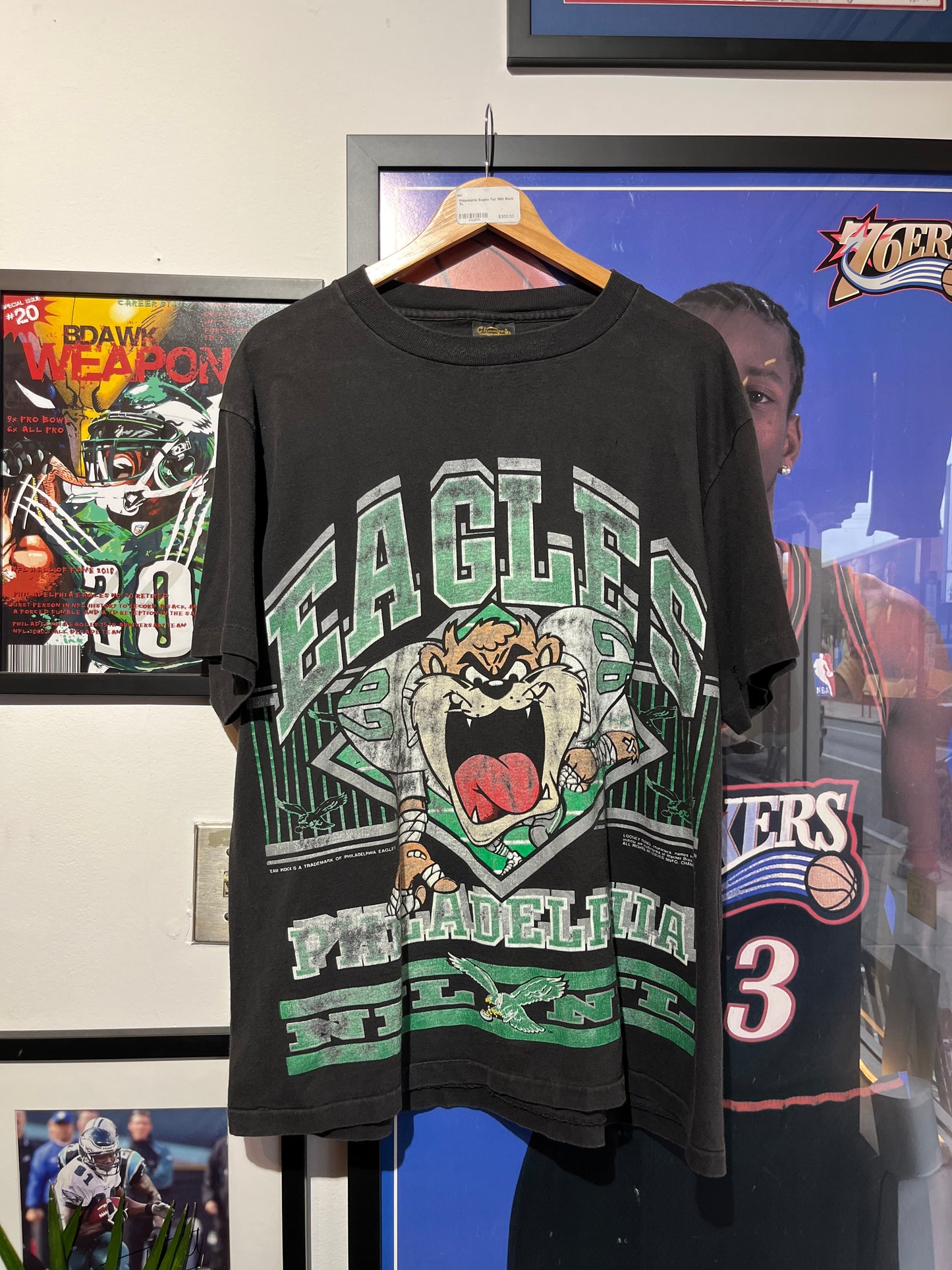 1992 Philadelphia Eagles Taz Shirt (KALBFW)